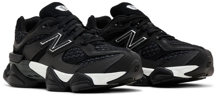 New Balance 9060 Big Kid Black Silver Shoe Palace Exclusive