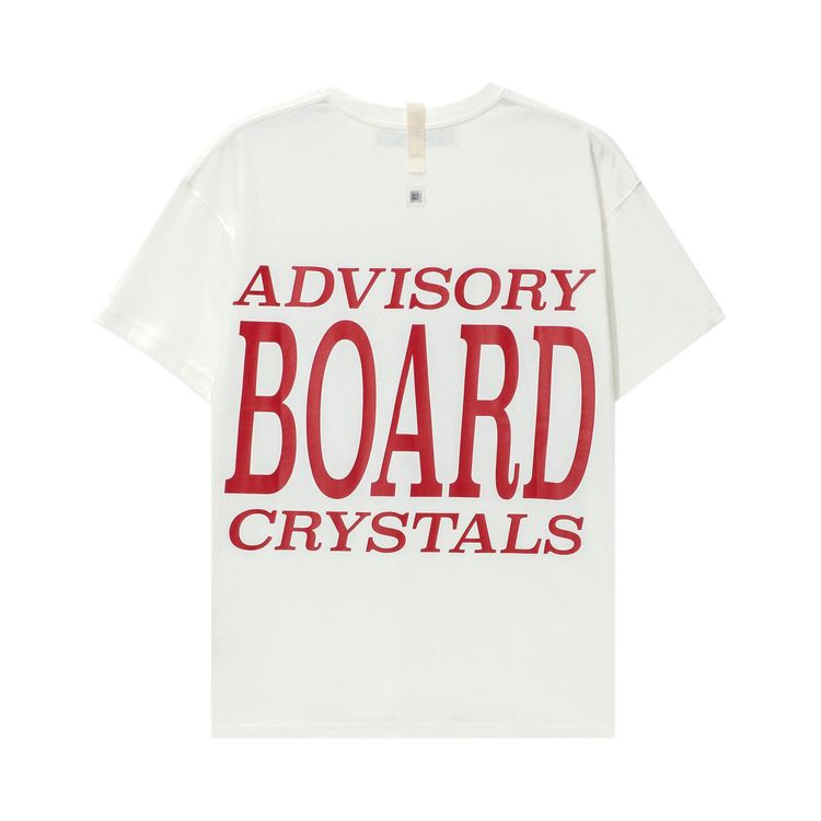 Advisory Board Crystals Leave Me Alone Tee White