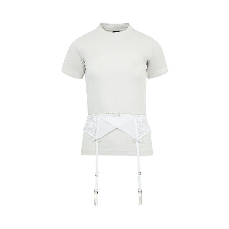 Balenciaga Lingerie T Shirt Dirty White