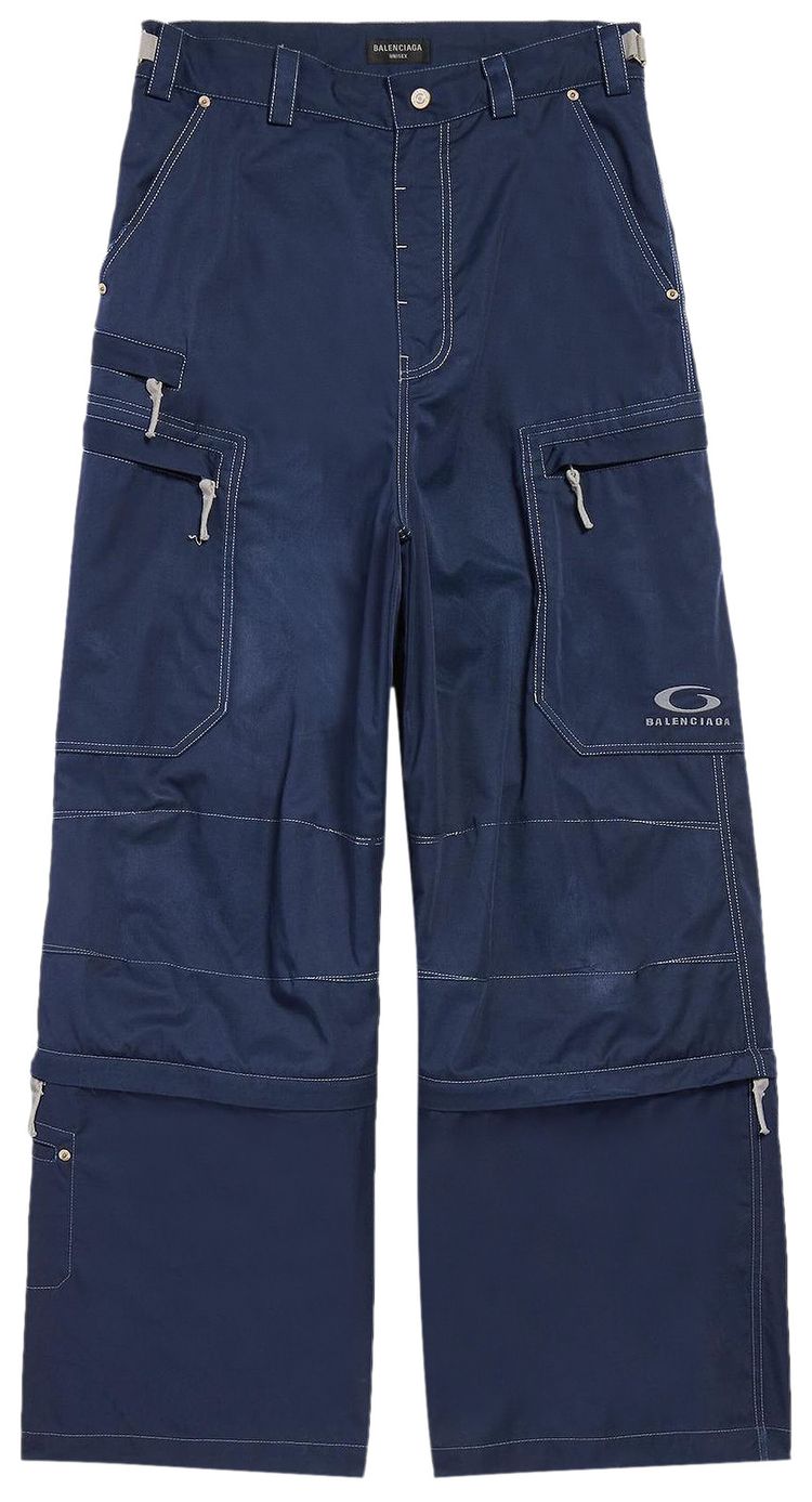 Balenciaga Utility Work Pants Navy