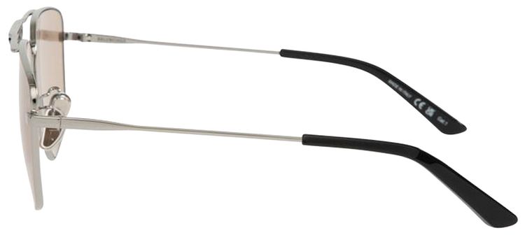 Balenciaga Tag 20 Navigator Sunglasses Light Brown