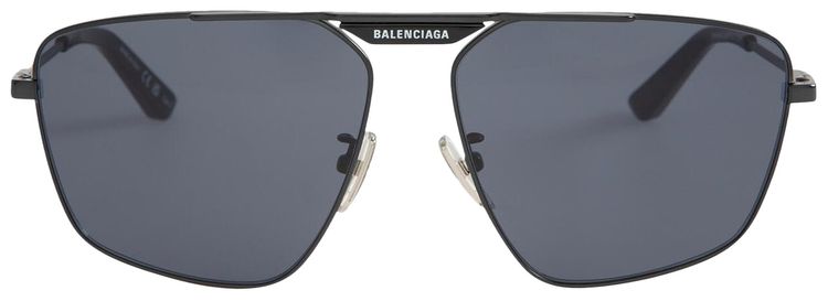 Balenciaga Tag 20 Navigator Sunglasses Matte Dark RuthBlue