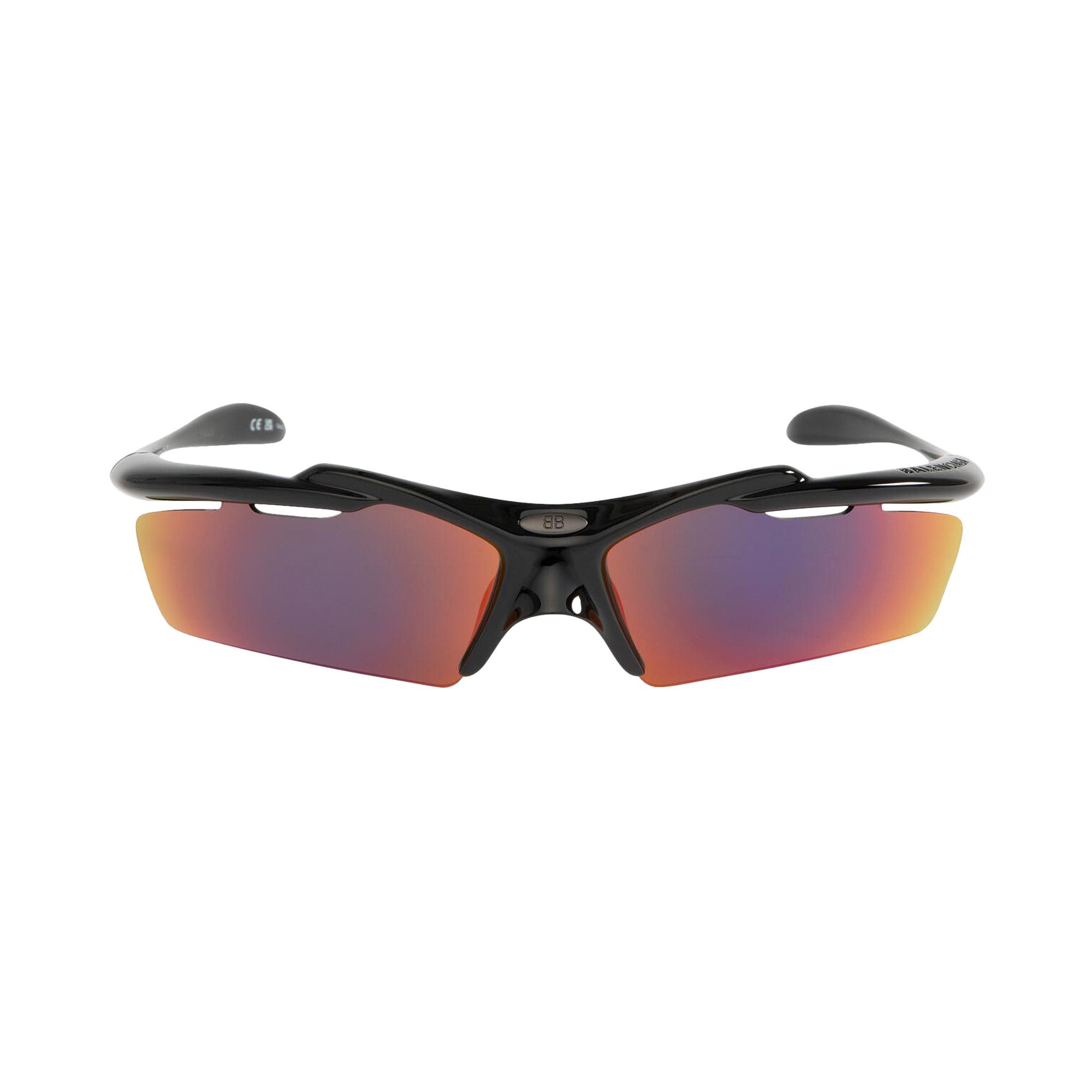 サングラス BALENCIAGA 'Turbo Rectangle' sunglasses (830305T0007 1151) Turbo Rectangle Sunglasses in Black | Balenciaga US