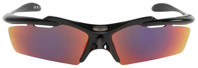 Balenciaga Turbo Rectangle Sunglasses BlackInfrared