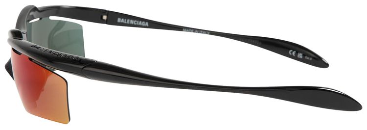 Balenciaga Turbo Rectangle Sunglasses BlackInfrared