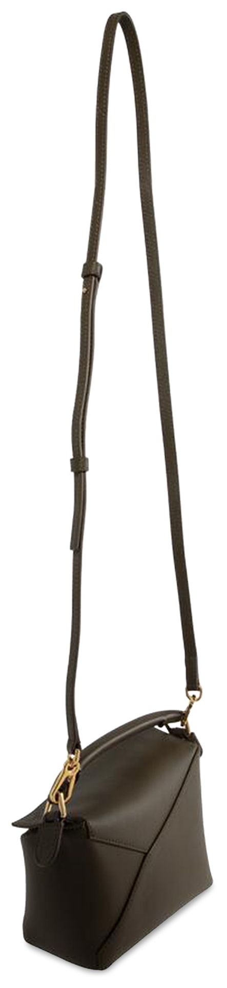 Loewe Mini Puzzle Edge Bag Dark Khaki Green