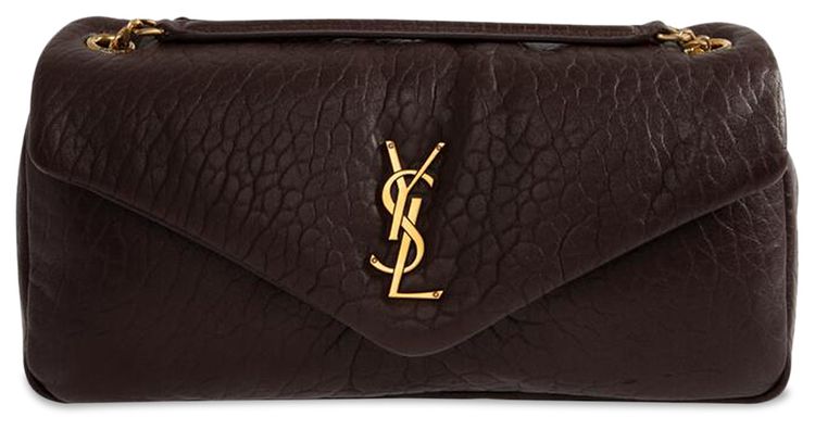 Saint Laurent Calypso Chain Bag Dark Currant