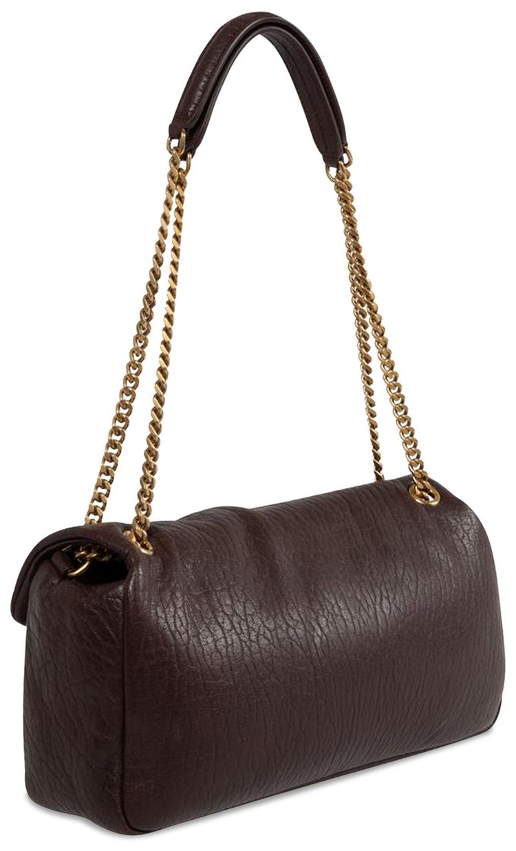 Saint Laurent Calypso Chain Bag Dark Currant