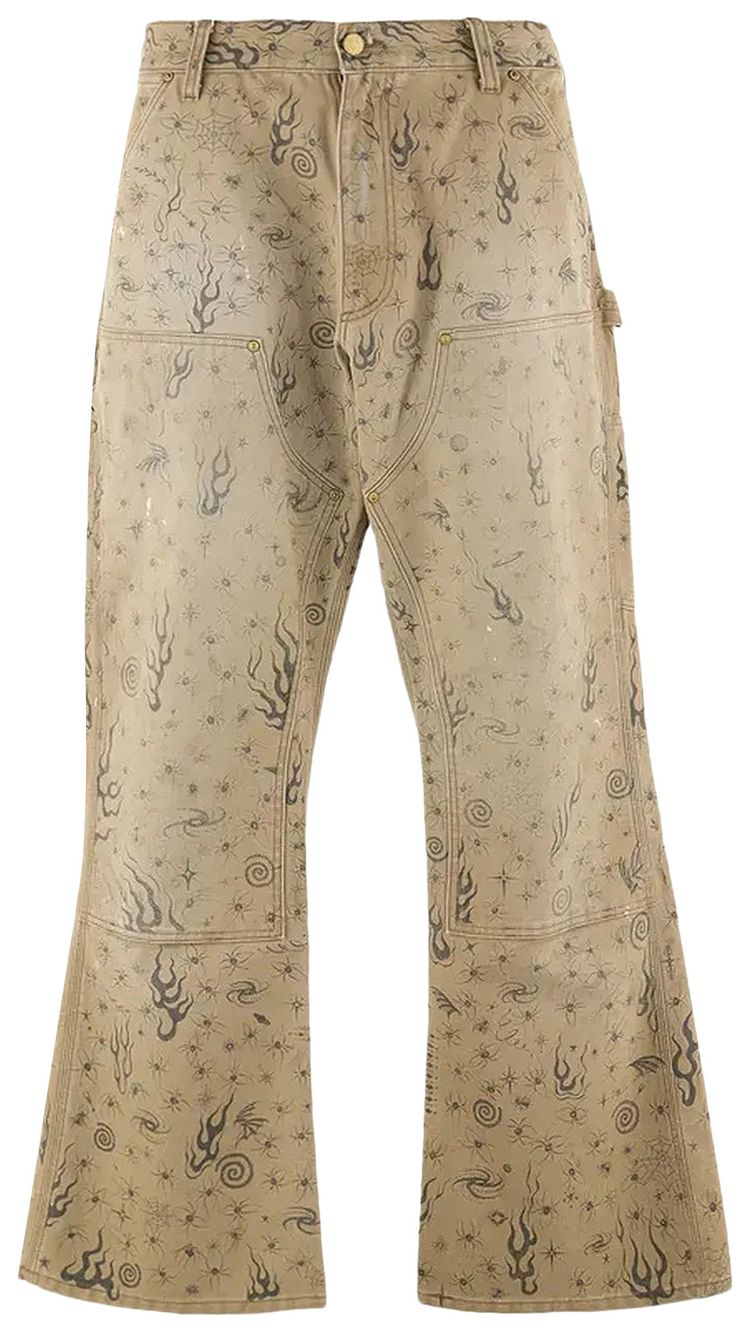 SAINT Mxxxxxx x Dr Woo Double Knee Pants Beige