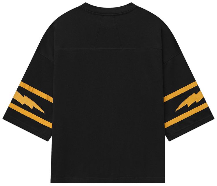 Rhude Monaco Football Jersey Vintage BlackYellow
