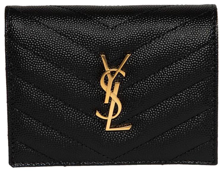 Saint Laurent Monogram Bifold Wallet Black