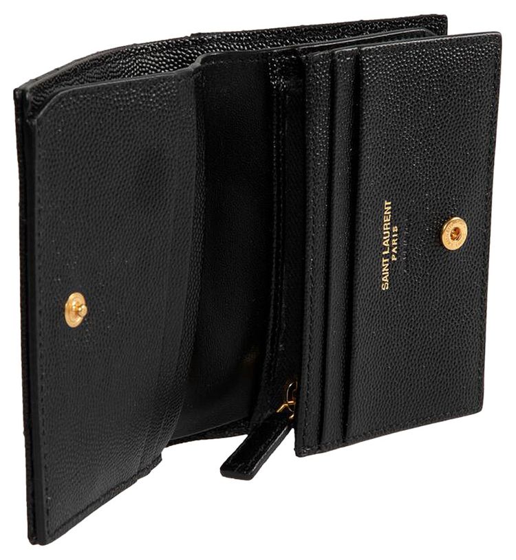 Saint Laurent Monogram Bifold Wallet Black