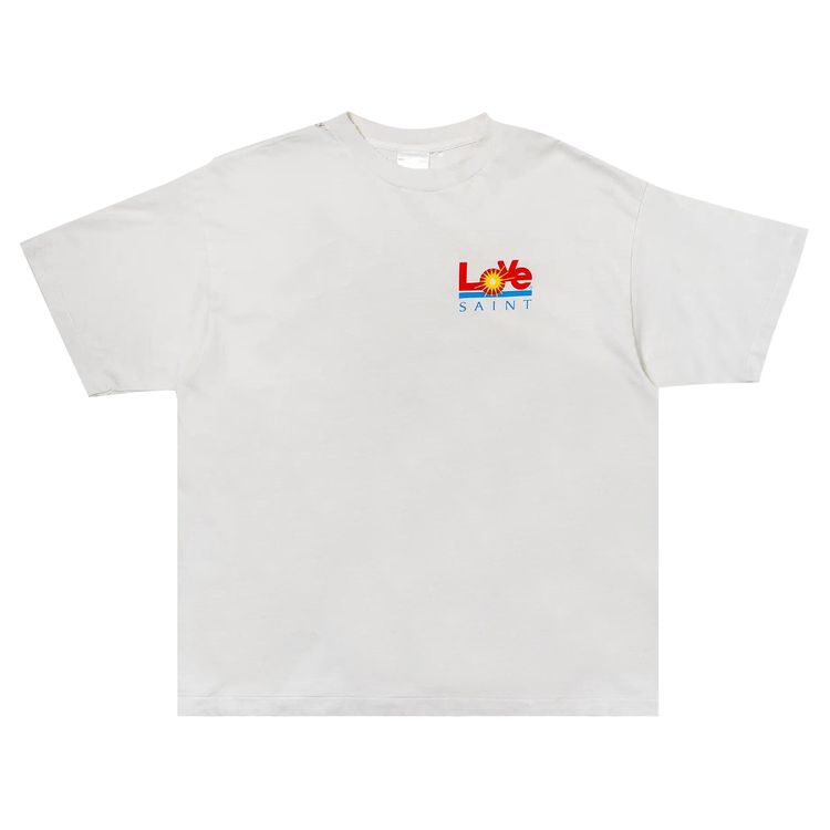 SAINT Mxxxxxx Short Sleeve Love Tee White