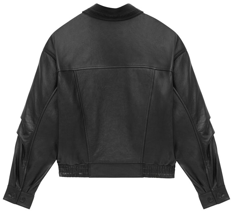 Saint Laurent Leather Jacket Black