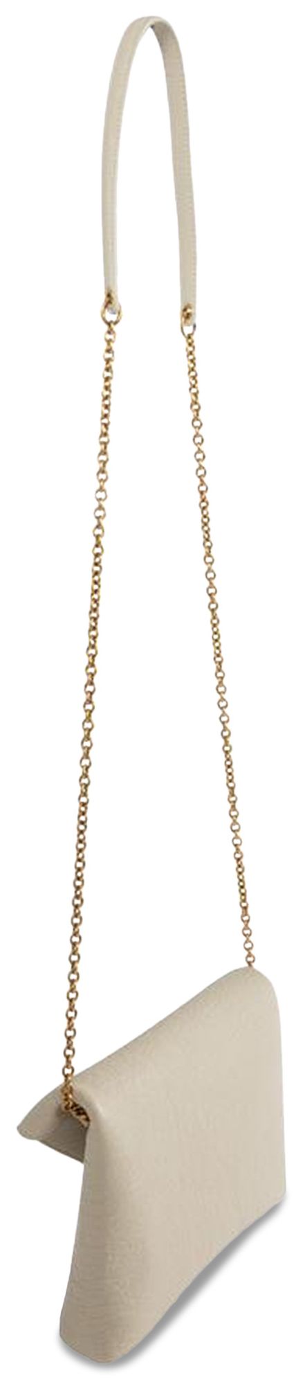 Saint Laurent Cassandre Chain Pouch Crema Soft