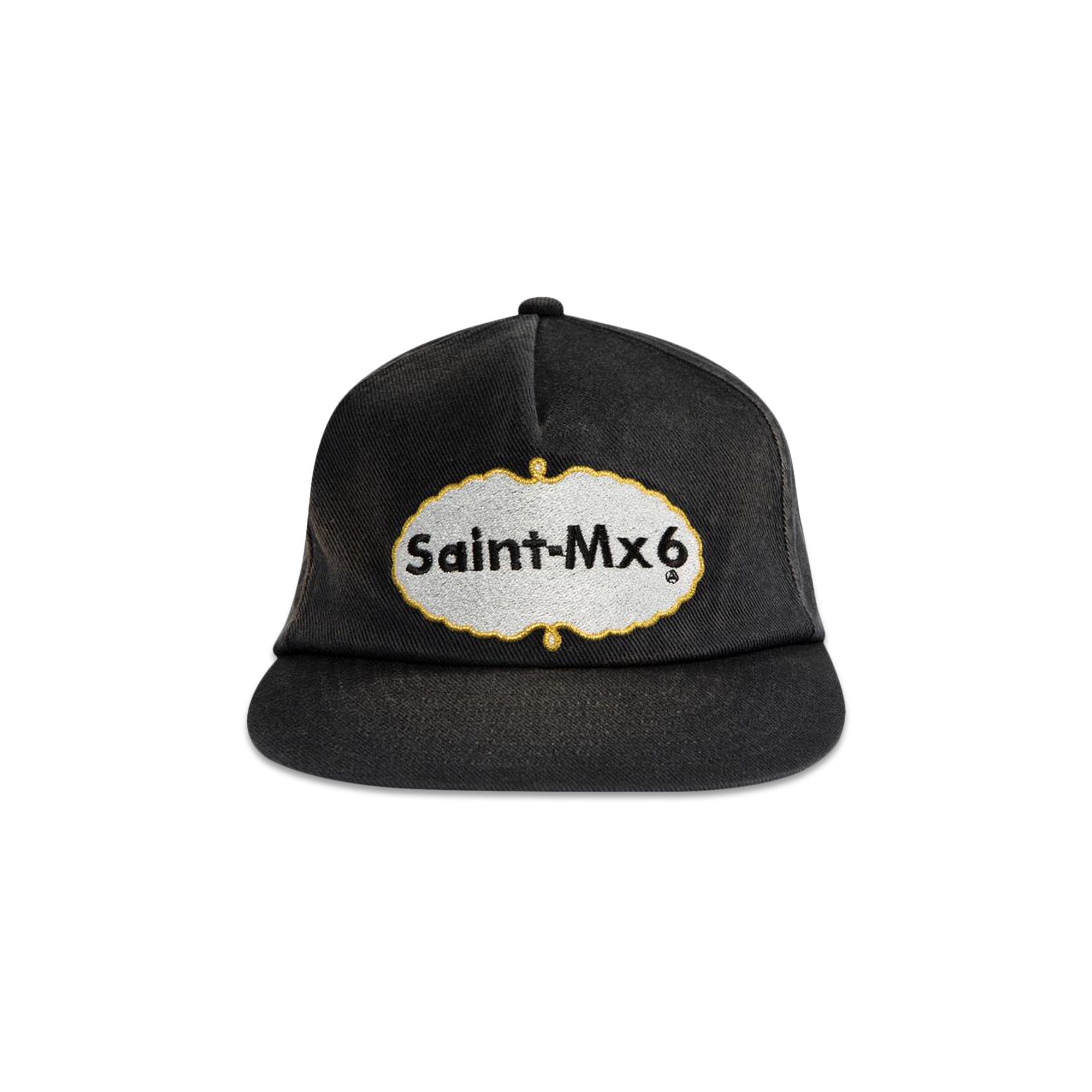 Buy SAINT Mxxxxxx Eat Me 5-Panel Cap 'Black' - SM HR8 0000 075 | GOAT