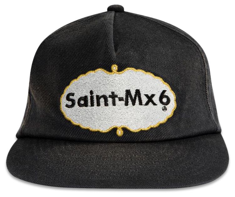 SAINT Mxxxxxx Eat Me 5 Panel Cap Black