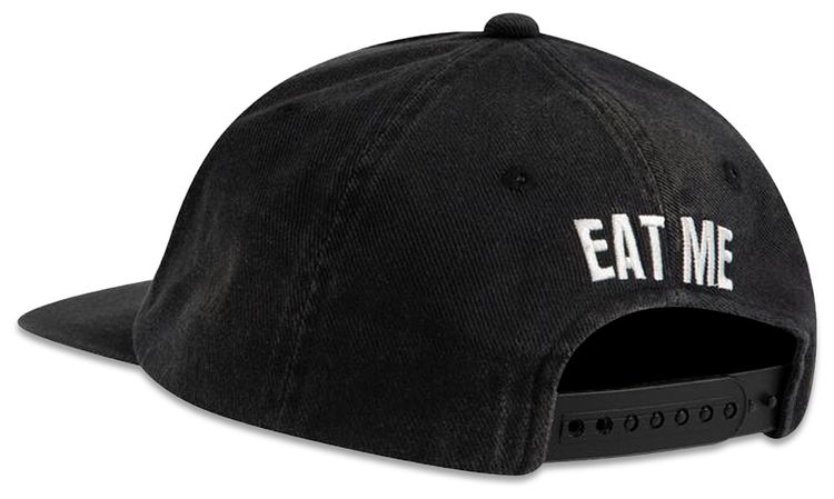 SAINT Mxxxxxx Eat Me 5 Panel Cap Black