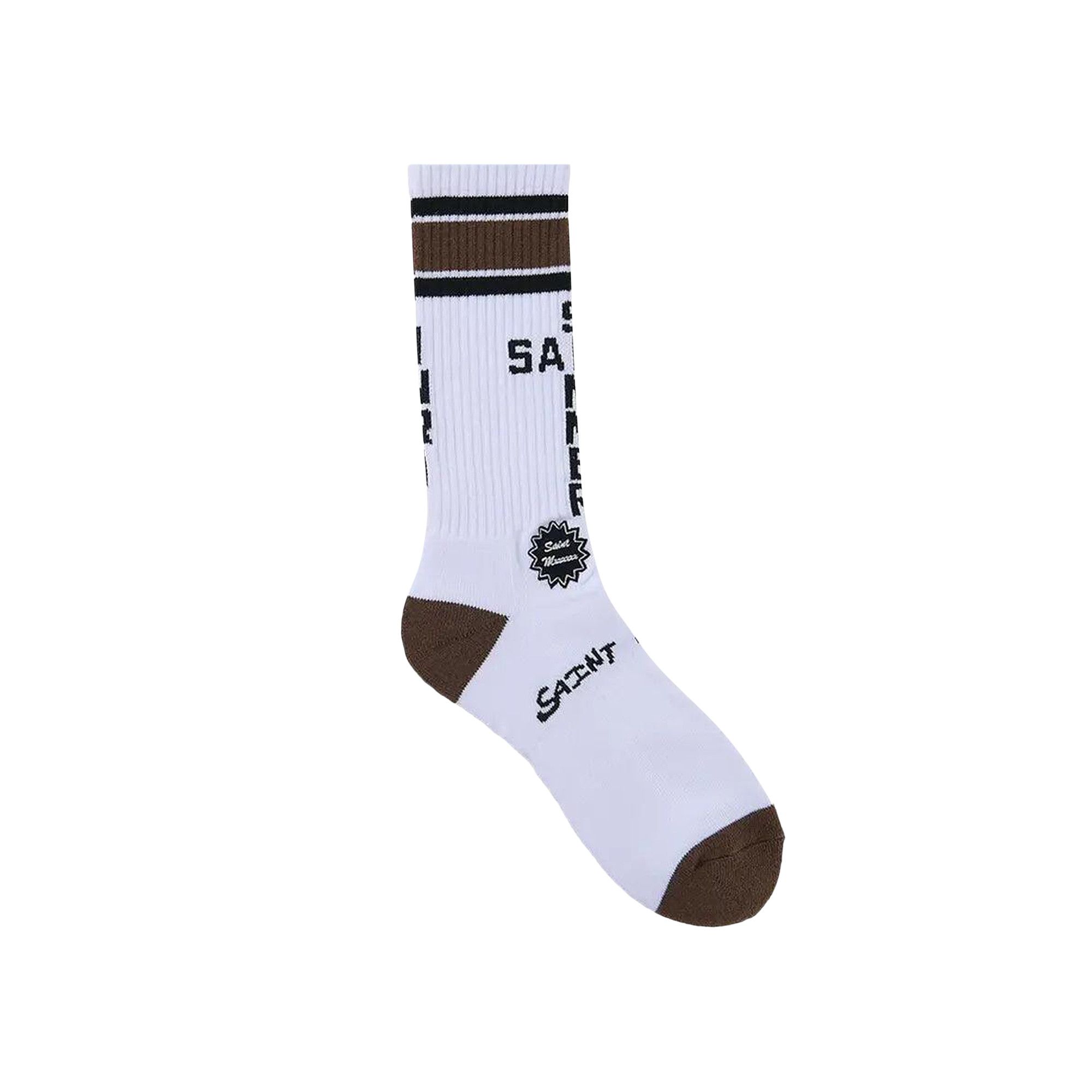 国内発送☆Saint Mxxxxxx☆SOCKS/SAINT SINNER/BROWN Buy SAINT Mxxxxxx Saint Sinner Socks 'Brown' - SM HR8 0000