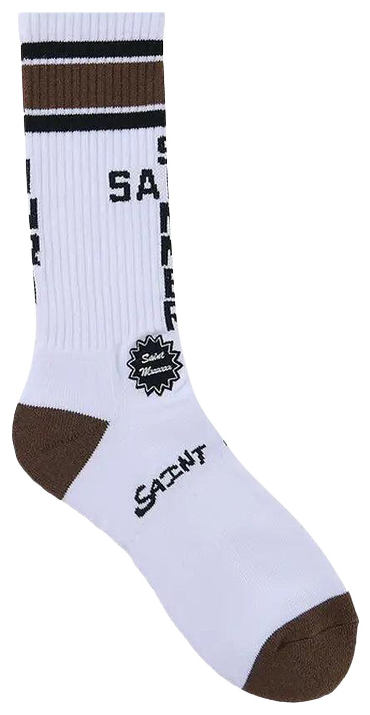 SAINT Mxxxxxx Saint Sinner Socks Brown