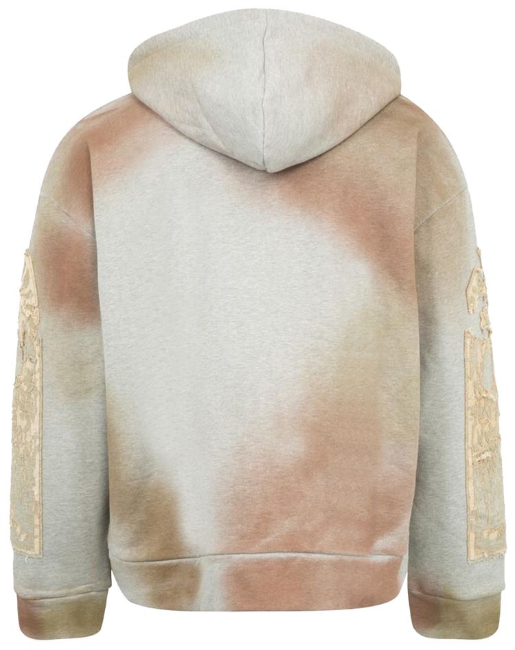 Who Decides War Signature Mechanic Zip Up Hoodie Vintage Grey