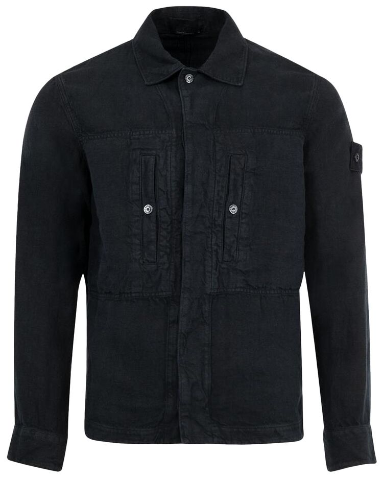 Stone Island Ghost Overshirt Navy Blue
