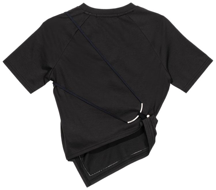 Hyein Seo Hemstith Crop Top Black