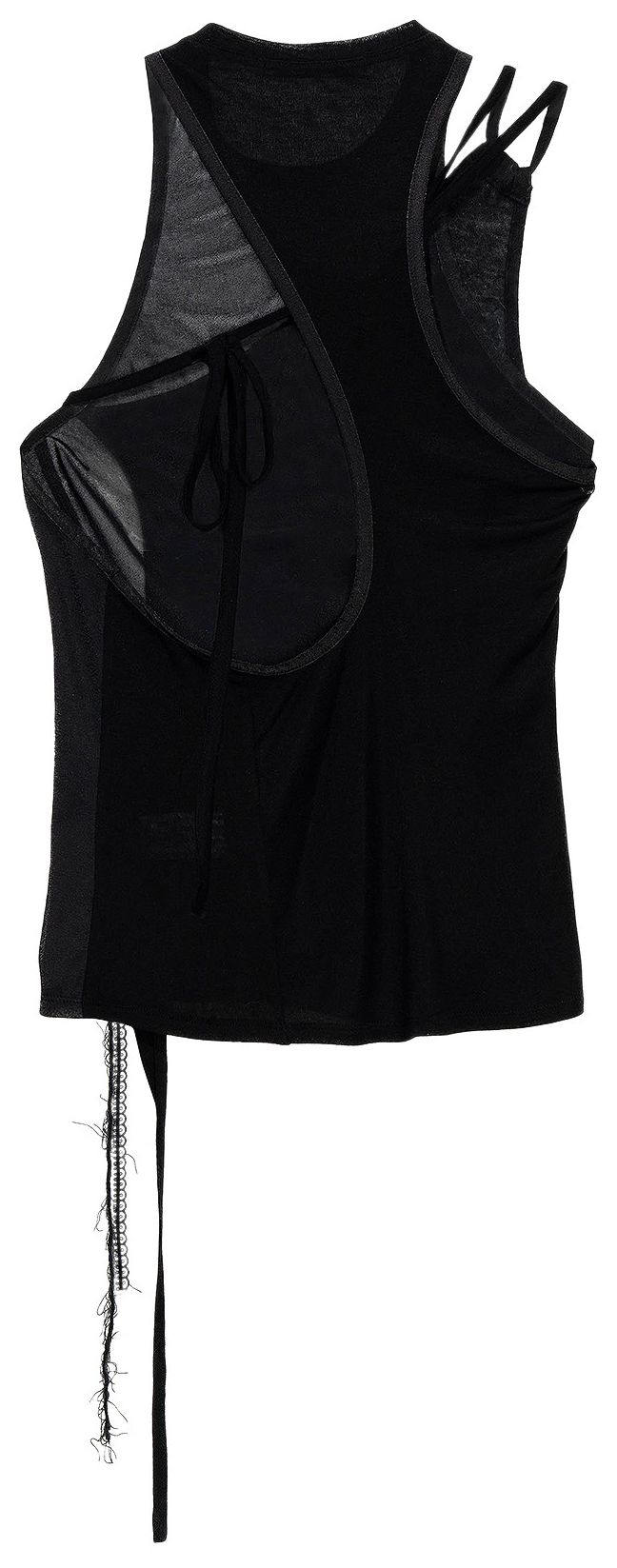Hyein Seo Layered Halter Top Black