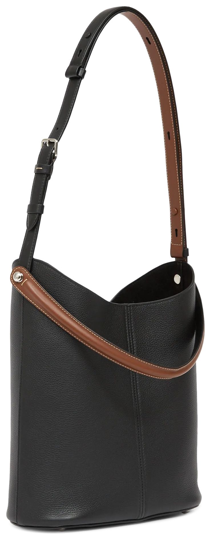 Maison Margiela Dress Age Hobo Bag BlackChestnutBlack