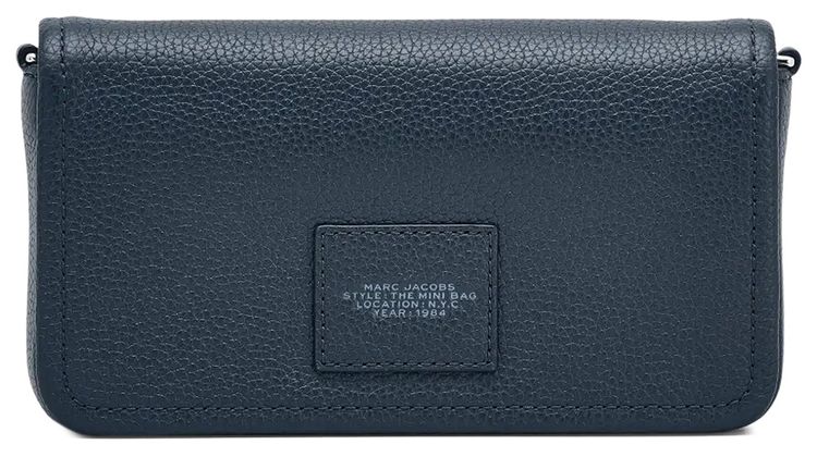 Marc Jacobs Leather Mini Bag Blue Sea