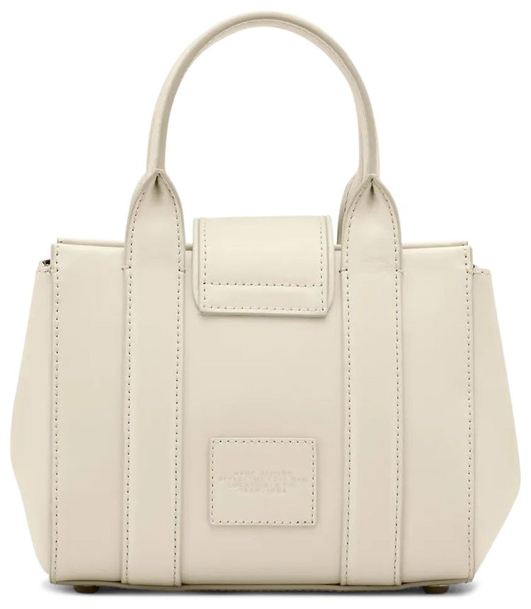 Marc Jacobs Turnlock Crossbody Tote Bag Cloud White