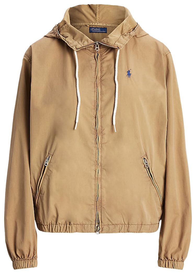 Polo Ralph Lauren Twill Hooded Jacket Cafe Tan