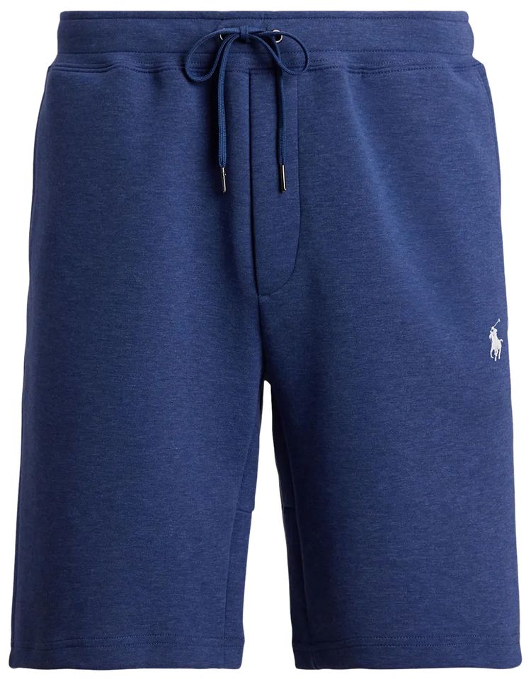 Polo Ralph Lauren Double Knit Tech Athletic Shorts Derby Blue Heather