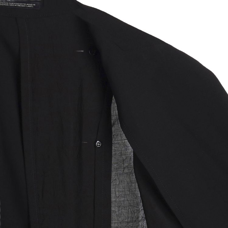 Yohji Yamamoto Balloon Sleeve Wrap Jacket Black