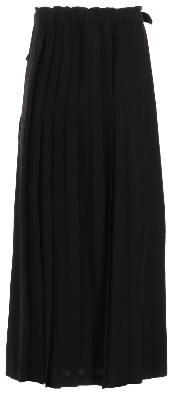 Ys I Pleated Wrap Skirt Black