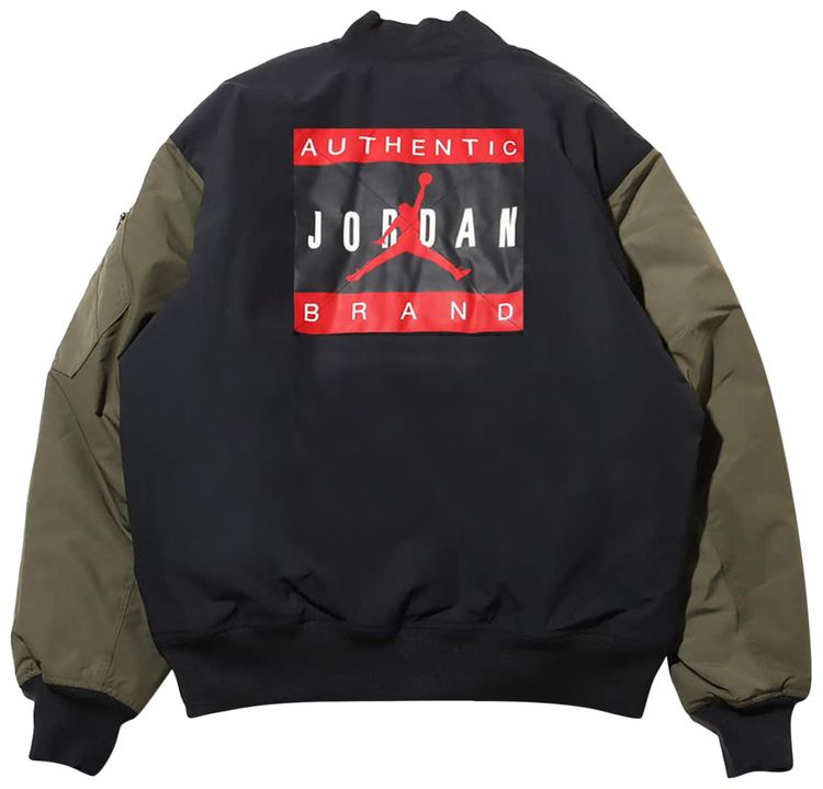 Air Jordan Renegade Jacket Off BlackMedium Olive