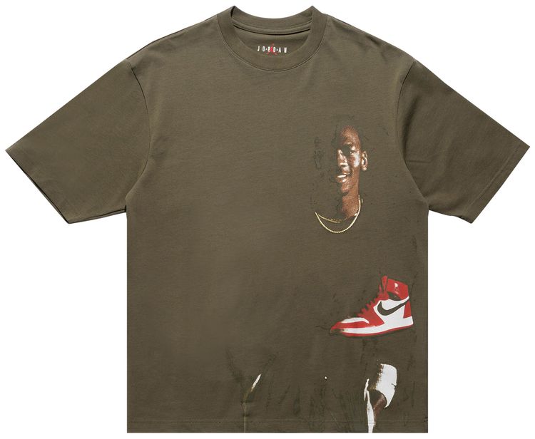 Air Jordan Crewneck T Shirt Medium Olive