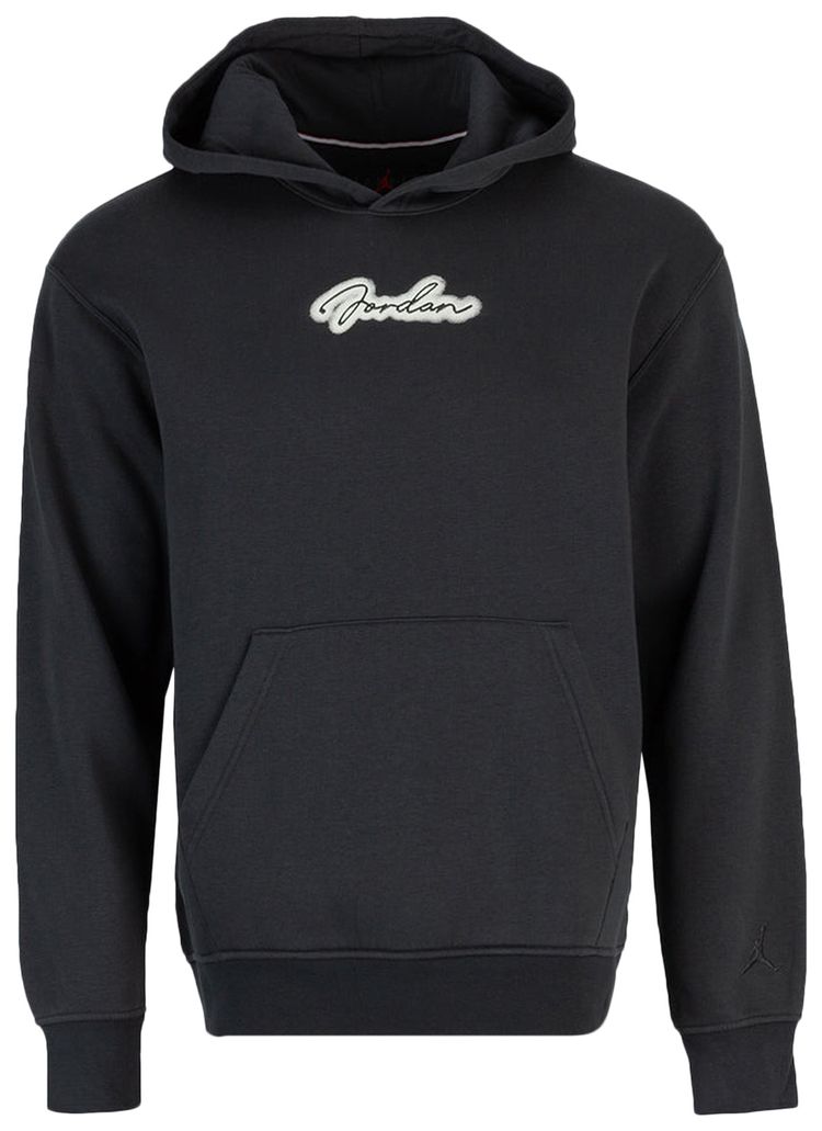 Air Jordan MVP Pullover Fleece Hoodie Off BlackSail