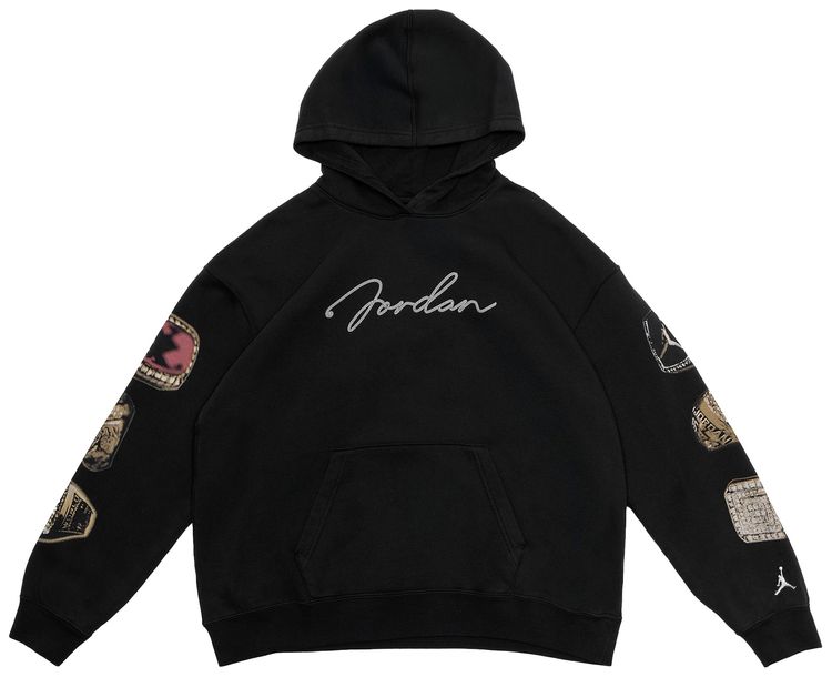 Air Jordan Brooklyn Fleece Pullover Hoodie BlackSail
