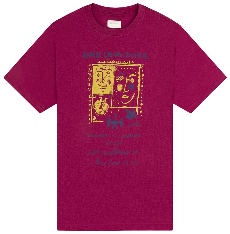 Aime Leon Dore Gallery Tee Beaujolais