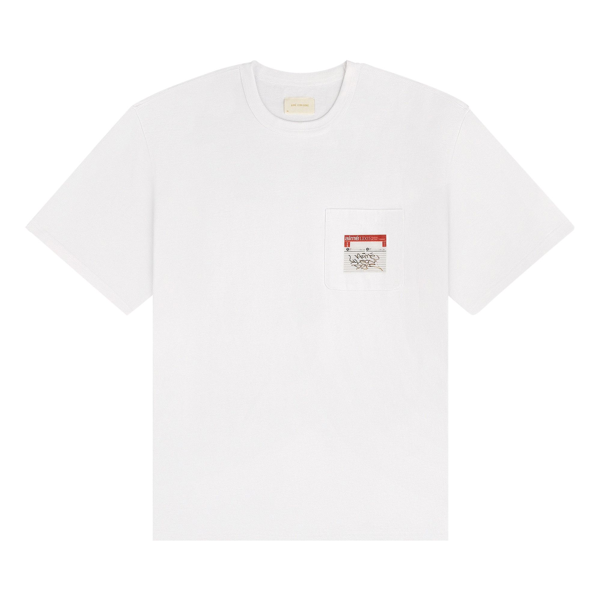 Buy Aimé Leon Dore Mixtape Tee 'Bright White' - SS25CT049 BRIG | GOAT