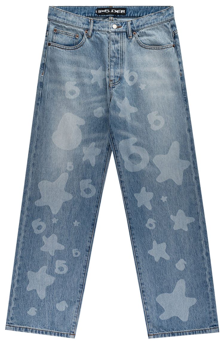 Sp5der Beluga Denim Light Blue Wash