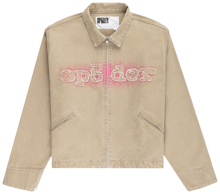 Sp5der Canvas Work Jacket Tan