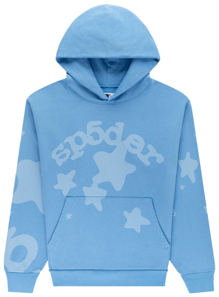 Sp5der Beluga V2 Hoodie Dusty Blue