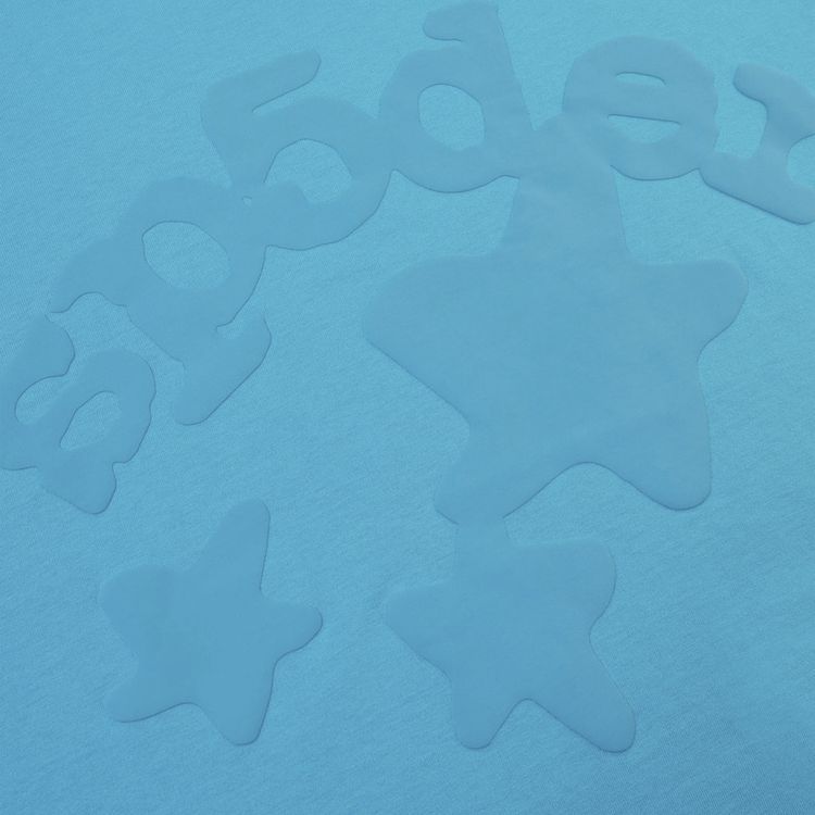 Sp5der Beluga Long Sleeve Tee Ocean Blue