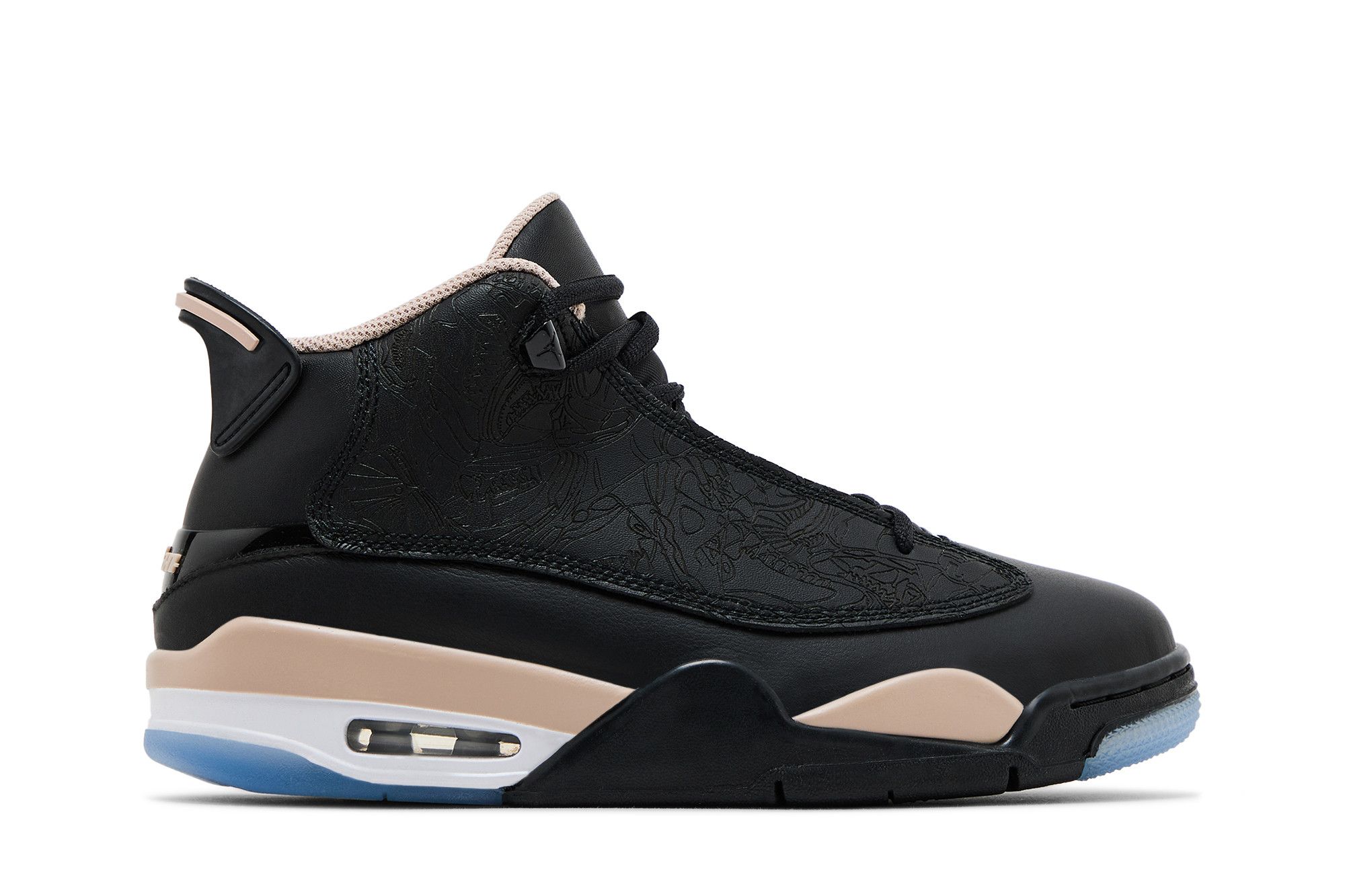 Nike AIR JORDAN DUB ZERO ブラック/フォッシルストーン Nike Air Jordan Dub Zero Black Fossil Stone Sneakers 311046