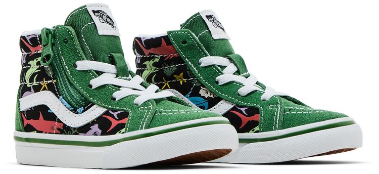 Vans Sk8 Hi Reissue Side Zip Toddler Sharks