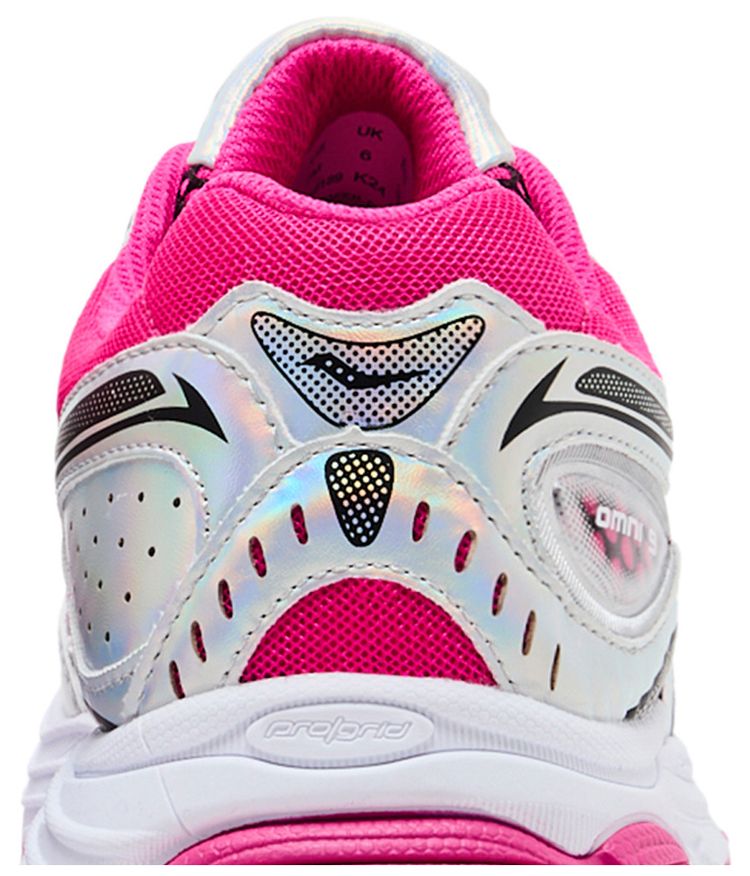 Saucony ProGrid Omni 9 Big Kid Fuchsia Iridescent
