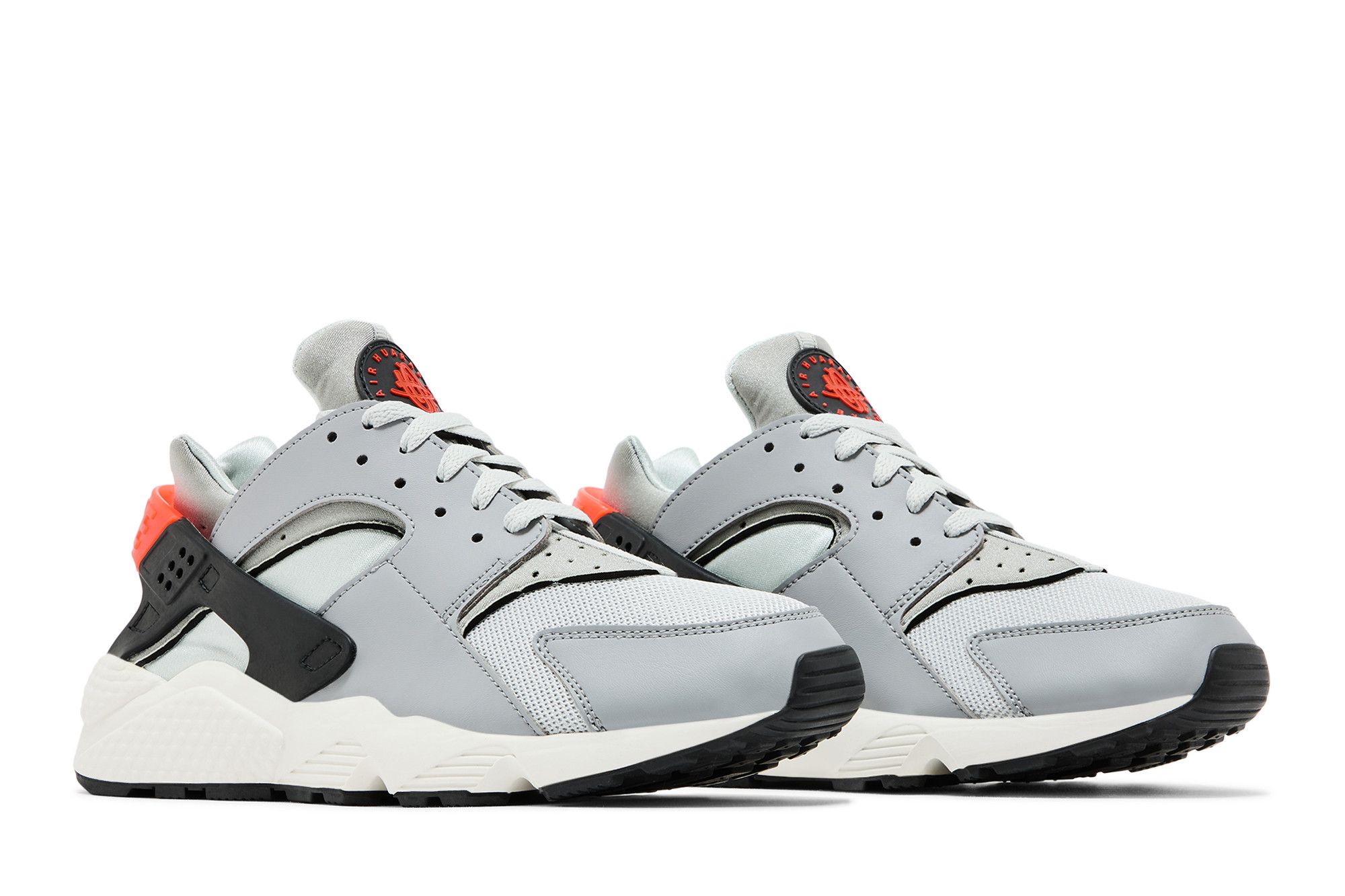 nike huarache grey orange