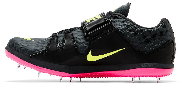 Nike High Jump Elite Anthracite Light Lemon Pink 2024